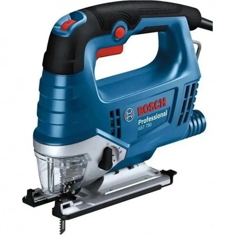 Лобзик Bosch GST 750 520Вт 3200ходов/мин от электросети (кейс в ...
