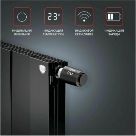 Термостат радиаторный электронный  Royal Thermo Smart Heat, черный - фото 12