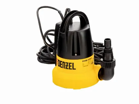 Дренажный насос DP500E, 500 Вт, подъем 7 м, 7000 л/ч Denzel
