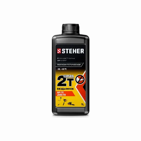 STEHER 2Т-Ultra, 1 л, полусинтетическое масло для 2-тактных двиг...