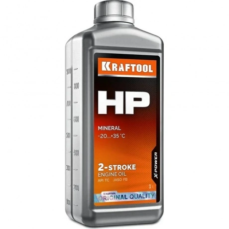 KRAFTOOL HP, 1 л, минеральное масло для 2-тактных двигателей (41...