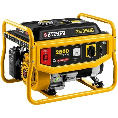 Бензиновый генератор STEHER GS-3500, 2800 Вт