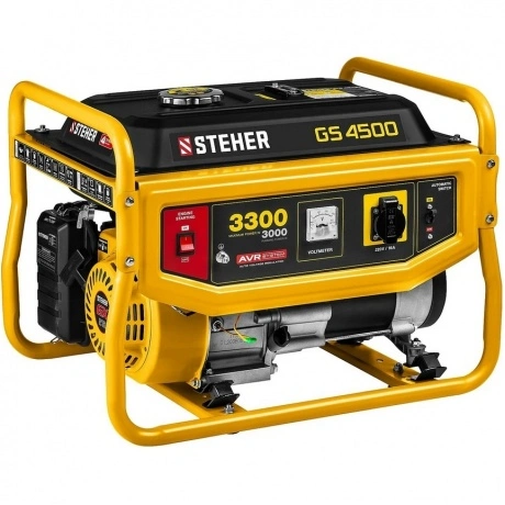 Бензиновый генератор STEHER GS-4500, 3300 Вт