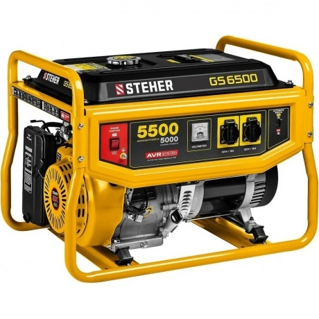 Бензиновый генератор STEHER GS-6500, 5500 Вт
