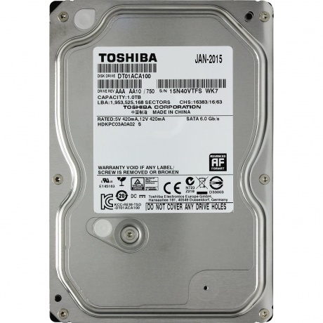 Жесткий диск Toshiba 1Tb (DT01ACA100) - фото 2