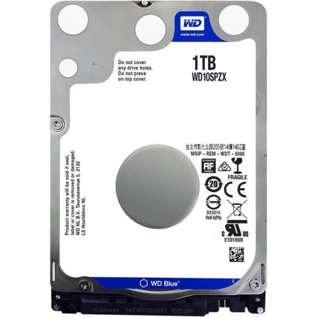 Жесткий диск WD Blue 1Tb (WD10SPZX)