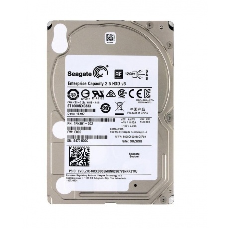 Жесткий диск Seagate Enterprise Capacity 1Tb (ST1000NX0333) - фото 1
