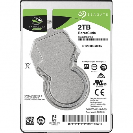 Жесткий диск Seagate Barracuda 2Tb (ST2000LM015) - фото 1