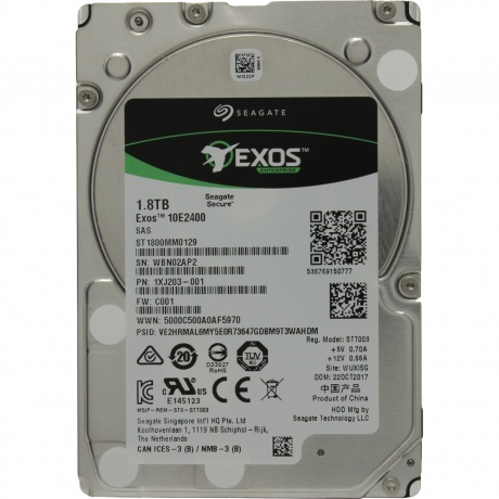 Жесткий диск Seagate Exos 10E2400 1.8Tb (ST1800MM0129) - фото 5