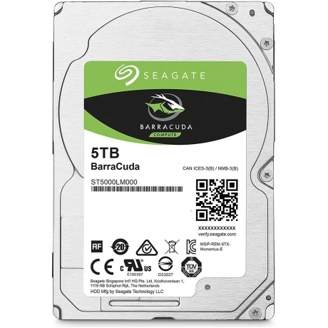 Жесткий диск Seagate BarraCuda 5Tb (ST5000LM000)
