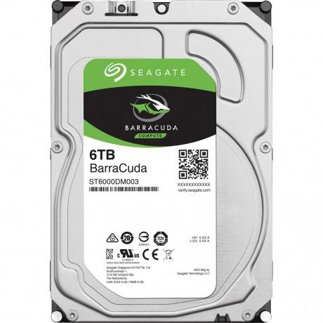 Жесткий диск Seagate BarraCuda 6Tb (ST6000DM003) - фото 1