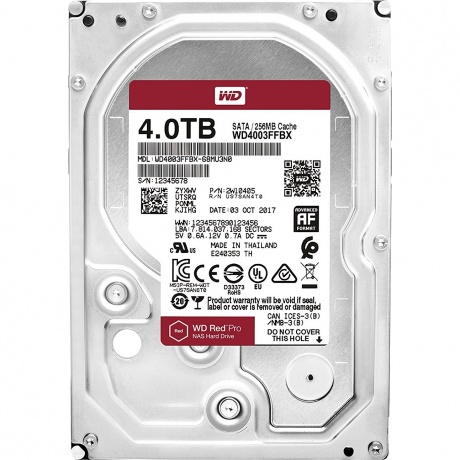 Жесткий диск WD Red Pro 4Tb (WD4003FFBX) - фото 2