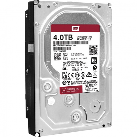 Жесткий диск WD Red Pro 4Tb (WD4003FFBX) - фото 3