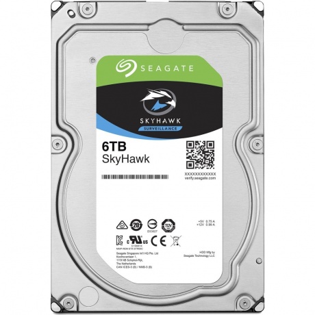 Жесткий диск Seagate Skyhawk 6Tb (ST6000VX001) - фото 1