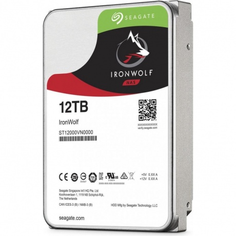Жесткий диск Seagate HDD 12Tb IronWolf ST12000VN0008 - фото 3