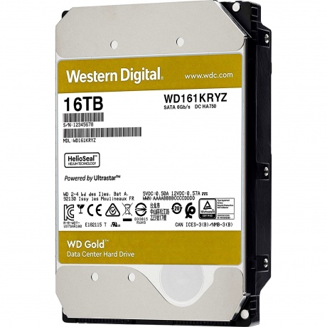 Жесткий диск Western Digital Gold 16Tb (WD161KRYZ) - фото 2