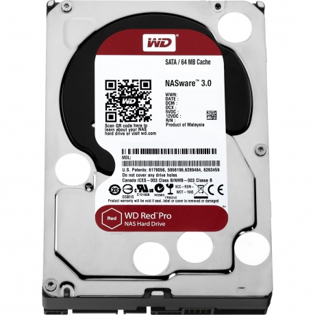 Жесткий диск HDD Western Digital SATA 18TB PRO (WD181KFGX) - фото 2