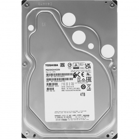 Жесткий диск HDD Toshiba SATA3 4Tb (MG08ADA400N) - фото 1