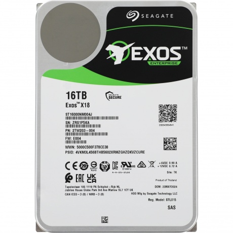 Жесткий диск HDD Seagate 16TB (ST16000NM004J) - фото 2