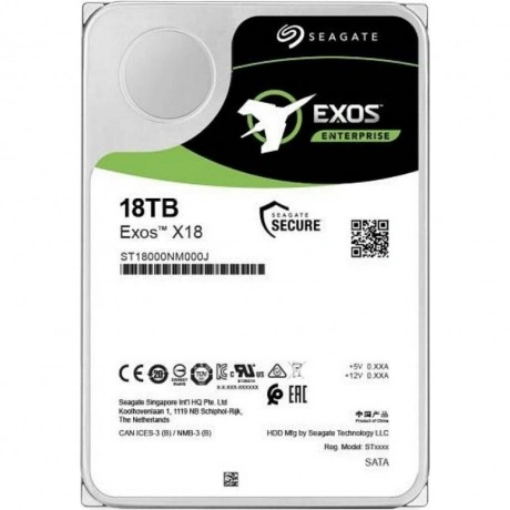 Жесткий диск Seagate Original Exos X18 18Tb (ST18000NM000J) уцен...