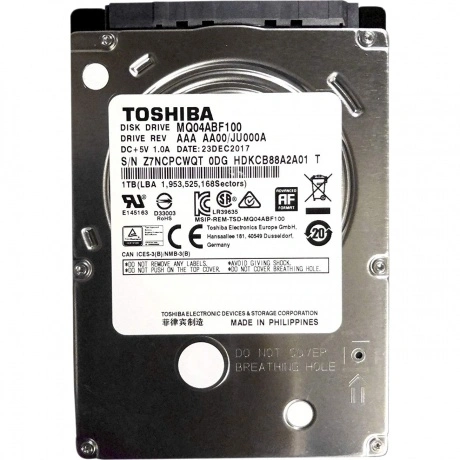 Жесткий диск Toshiba SATA-III 1Tb 2.5" (MQ04ABF100)