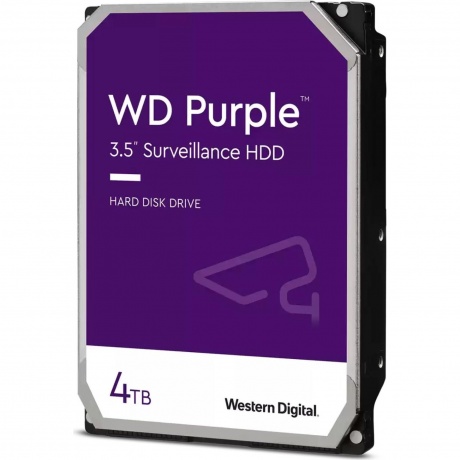 Жесткий диск HDD Western Digital 4TB Purple (WD43PURZ) - фото 1