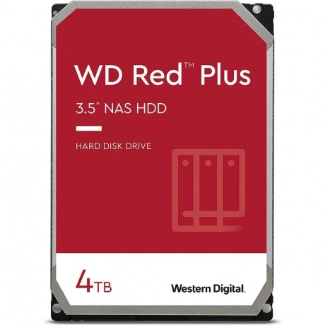Жесткий диск HDD WD 3.5" NAS 4TB Red Plus  SATA III WD40EFPX
