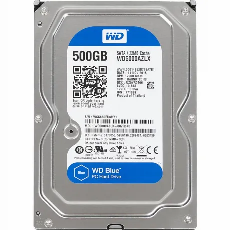 Жесткий диск WD Blue 500Gb (WD5000AZLX)