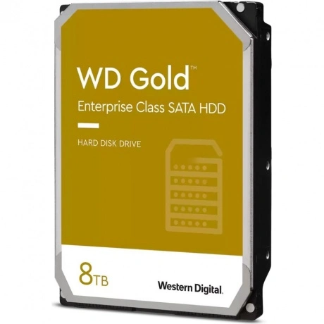 Жесткий диск WD SATA-III 8TB WD8005FRYZ Desktop Gold 512E (7200r...