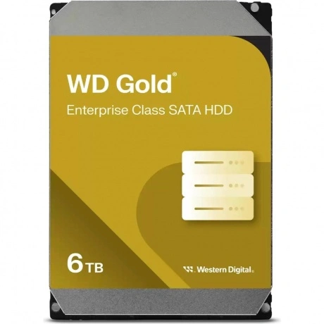 Жесткий диск WD SATA-III 6TB WD6004FRYZ Desktop Gold 512E (7200r...