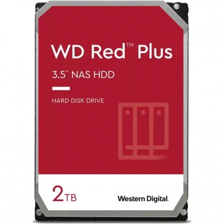 Жесткий диск WD SATA-III 2TB WD20EFPX NAS Red Plus (5400rpm) 64M...