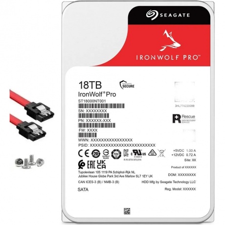 Жесткий диск Seagate SATA-III 18TB ST18000NT001 3.5" - фото 2