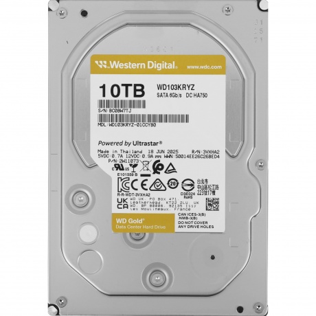 Жесткий диск WD SATA-III 10TB WD103KRYZ Gold - фото 2