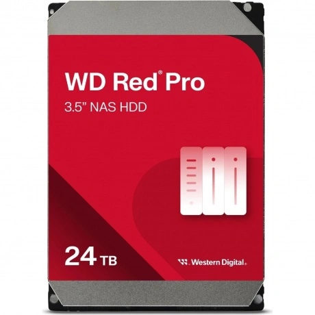 Жесткий диск WD SATA-III 24TB WD240KFGX NAS Red Pro