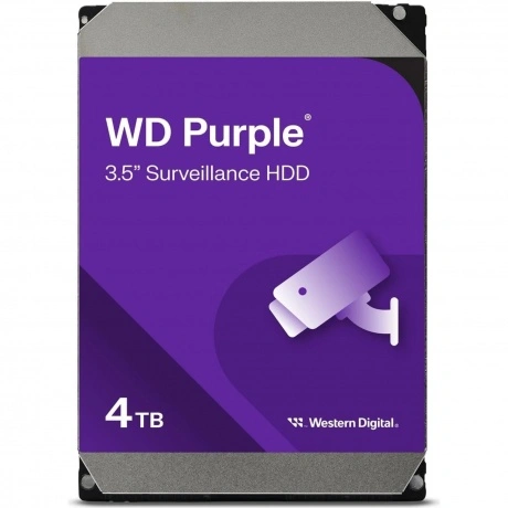 Жесткий диск WD  4Tb 5400rpm (WD44PURZ) Purple 128Mb SATA III 3,...