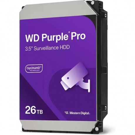 Жесткий диск WD 26Tb 7200rpm (WD260PURP) Purple Pro SATA III 6Gb...