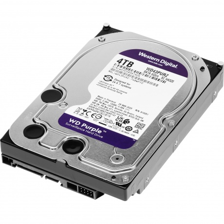 Жесткий диск HDD Western Digital 4TB Purple (WD43PURZ) RECERTIFIED - фото 4