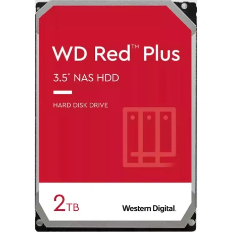 Жесткий диск SATA 2TB 6GB/S 64MB RED PLUS WD20EFPX WDC