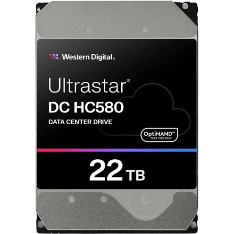 Жесткий диск серверный WD 22Tb 7200rpm Ultrastar DC 3.5" HC580 S...