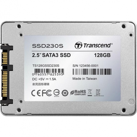 Накопитель SSD Transcend SSD230S 128Gb (TS128GSSD230S) - фото 4
