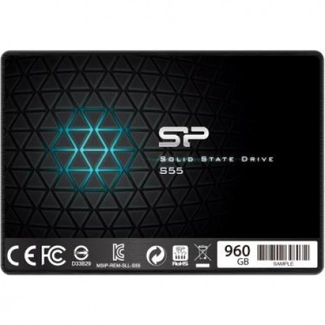 Накопитель SSD Silicon Power Slim S55 480Gb 2.5 (SP480GBSS3S55S2...
