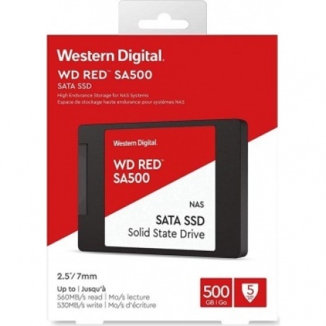 Накопитель SSD WD Red SA500 500Gb (WDS500G1R0A) - фото 3