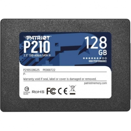 Накопитель SSD Patriot P210 128Gb (P210S128G25) - фото 1