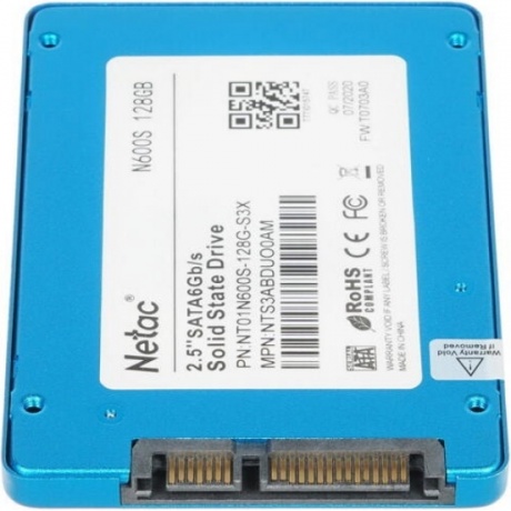 Накопитель SSD Netac N600S Series 128Gb (NT01N600S-128G-S3X) - фото 4