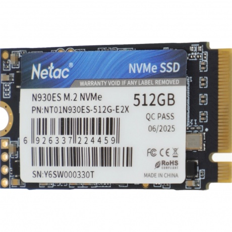 Накопитель SSD Netac N930ES Series 512Gb (NT01N930ES-512G-E2X) - фото 1