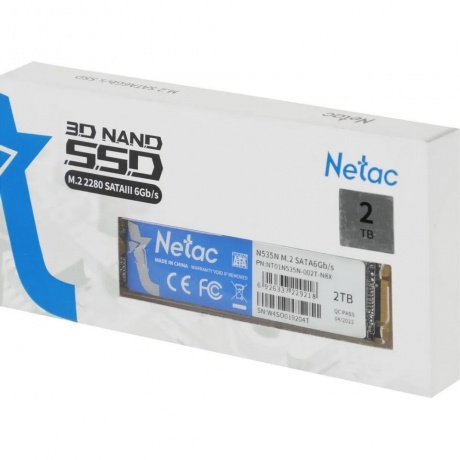 Накопитель SSD Netac N535N Series 2Tb (NT01N535N-002T-N8X) - фото 1
