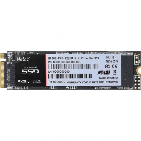 Накопитель SSD Netac N930E Pro 128Gb (NT01N930E-128G-E4X) - фото 1