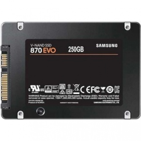 Накопитель SSD Samsung 870 EVO 250Gb (MZ-77E250BW) - фото 2