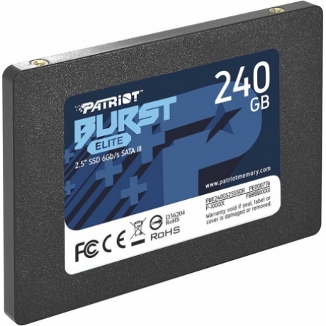 Накопитель SSD Patriot  SATA2.5" 240GB BURST ELITE PBE240GS25SSDR - фото 3