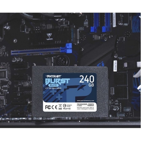 Накопитель SSD Patriot  SATA2.5" 240GB BURST ELITE PBE240GS25SSDR - фото 4